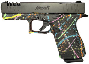 Great Lakes GL19SBLK Striker 9mm 4-inch splatter black compact pistol