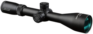 Konus KonusPro LZ30 2.5-10x50 rifle scope side view with illuminated 30/30 reticle