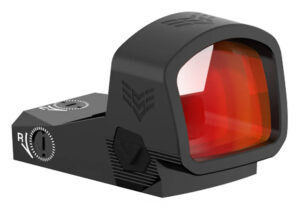 Swampfox Justice II RMR 1x30 red multi-reticle reflex sight on black finish