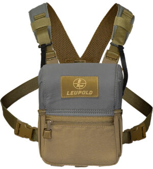 Leupold Enclosed Binocular Harness Magnetic Tan/Gray protective case