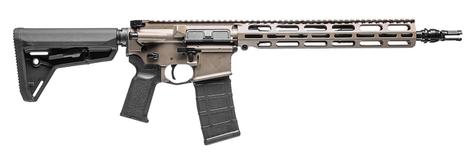 VKTR VK-1 5.56 NATO 13.7in SOLNX FDE AR rifle side view
