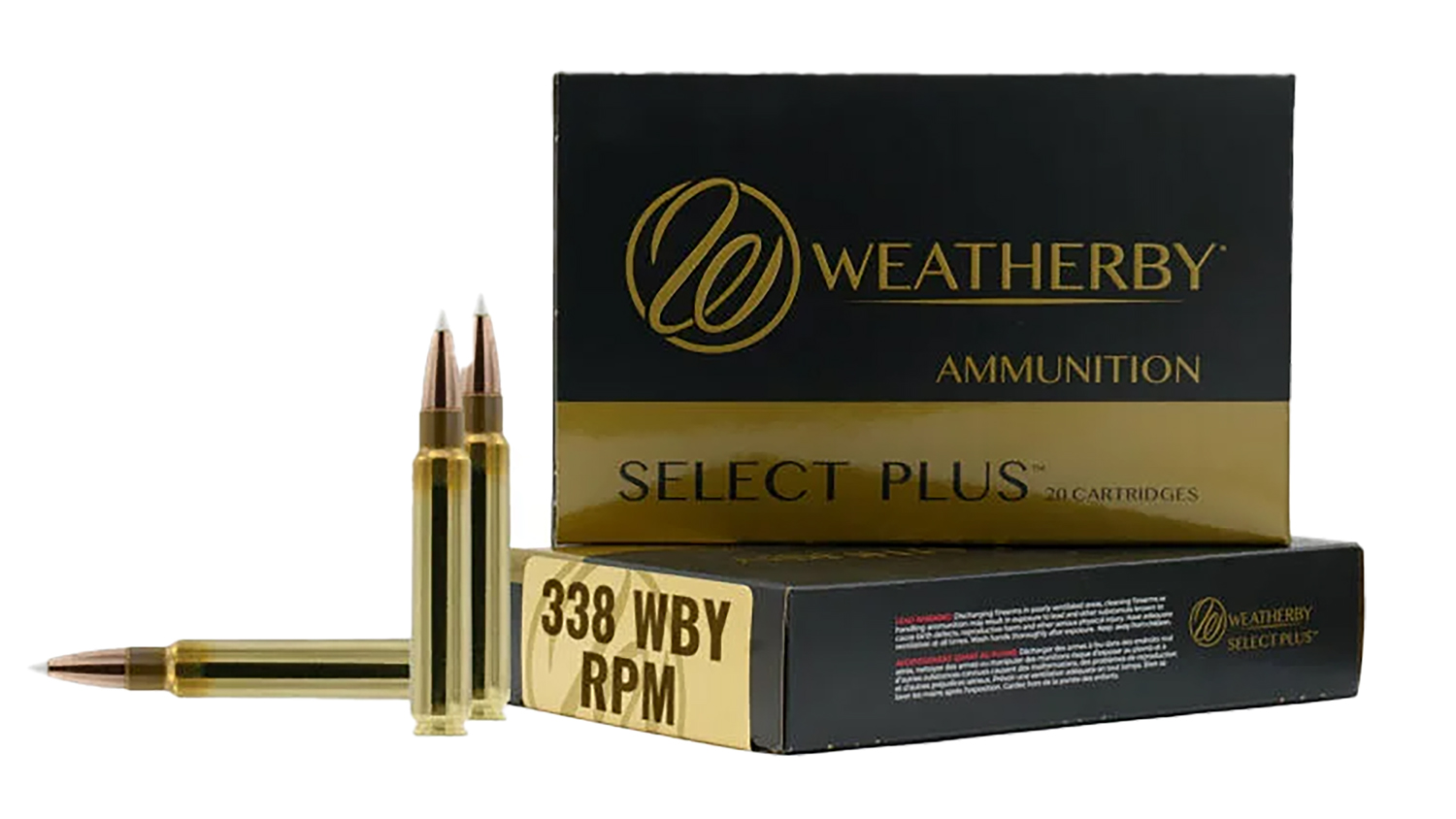 Weatherby .338 WBY RPM 185gr Barnes TTSX ammunition 20 round box