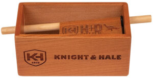 Knight & Hale HD Cutter push/pull turkey call in cherry wood friction box call