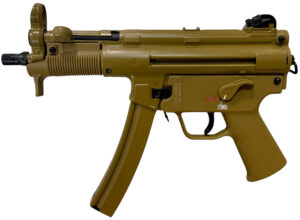 Heckler & Koch SP5K-PDW 9mm RAL8000 pistol in Flat Dark Earth with two magazines