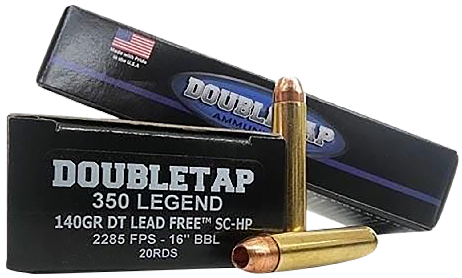 Double Tap Ammunition 350 Legend 140gr DT Lead Free ammunition 20-count box