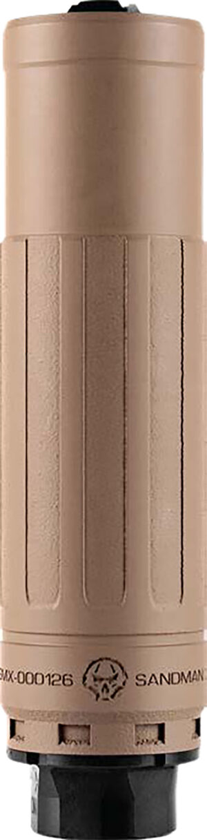 Dead Air Sandman X suppressor in Flat Dark Earth with Xeno mount and 3-prong flash hider