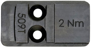 Heckler & Koch VP OR steel mounting plate for Holosun 509T in black finish