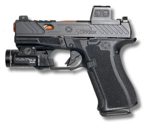 Shadow Systems CR920X 9mm pistol with Streamlight TLR-7 HL-X and accessories