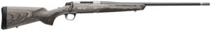 Browning X-Bolt 2 Hunter Laminate .243 Winchester 22 inch rifle with gray laminate stock and muzzle brake