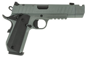 Tisas 1911 Night Stalker B9BA 9mm 4.25 in compensated grey Cerakote pistol