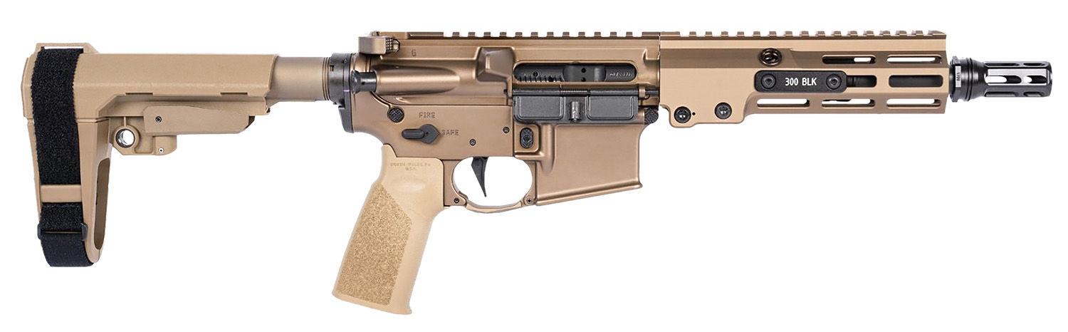 Geissele Super Duty MOD1 Pistol .300 BLK 8″ Threaded FDE