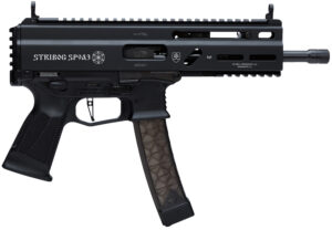 Grand Power Stribog SP9A3 9mm pistol black 8-inch threaded barrel with three 30-round magazines