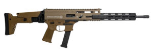 Grand Power Stribog SP9A3G 9mm rifle 16-inch black barrel Flat Dark Earth receiver side-folding stock