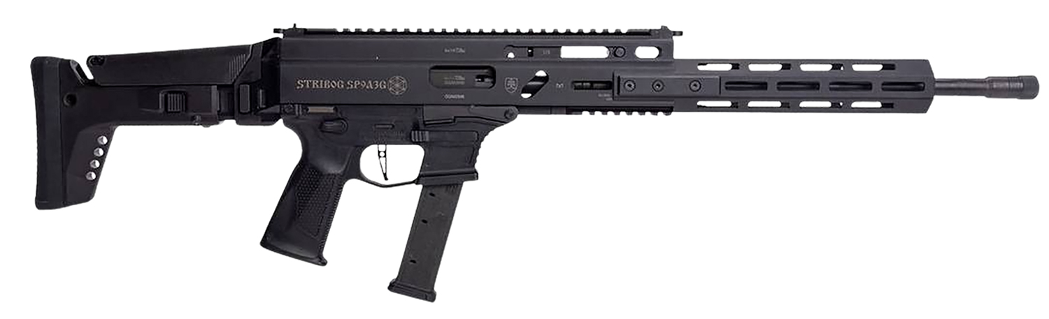 Grand Power Stribog SP9A3G 9mm 16-inch Rifle Enhanced Black