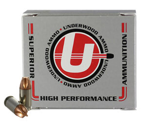 Underwood Xtreme Defender .380 ACP +P 20‑round box, copper solid ammunition
