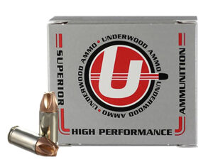Underwood 864 Xtreme Defense 9mm Luger +P 20rd box ammunition