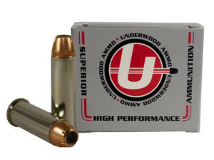 Underwood Ammo 38 Special +P 125gr JHP 20rd box front