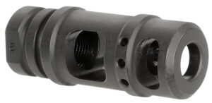 Midwest Industries MI-MB10 .357 two-chamber muzzle brake, 5/8-24 threads, black steel