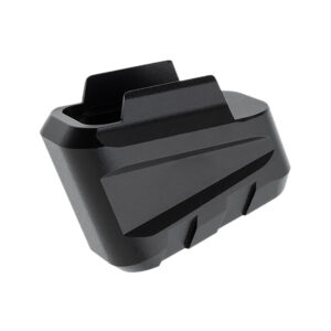 Tyrant CNC +5 magazine extension for Sig Sauer P320 black anodized aluminum