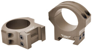 Warne HyperLite 1-inch medium Tikka scope rings, MagnaFusion Alloy, Cerakote finish
