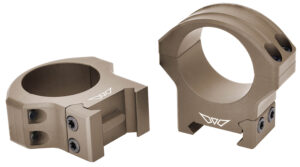 Warne HyperLite 1 inch High scope rings Matte for Tikka dovetail receivers