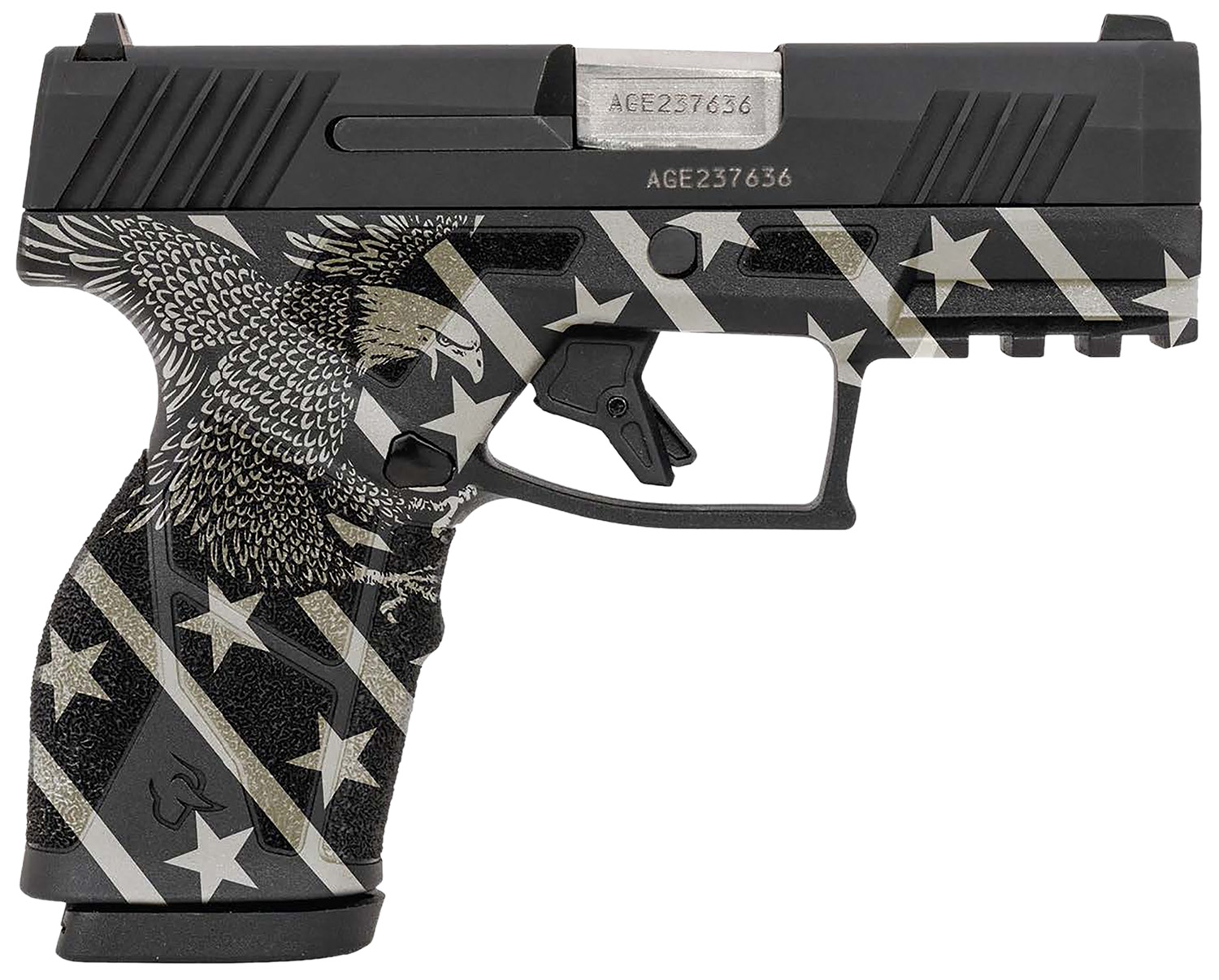 Taurus GX2 9mm 3.38″ Black Eagle Engraved 10rd