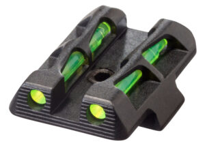 Hi-Viz GLLW11 LiteWave Rear Sight green fiber optic for Glock 42/43, steel frame
