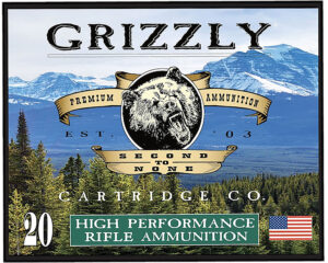 Grizzly Ammo GC357S3 .357 Sig 125 gr FMJ Flat Point 20rd box