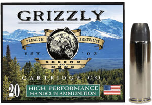 Grizzly Ammo GC45C+P14 .45 Long Colt 335 gr wide long nose gas check 20-round box