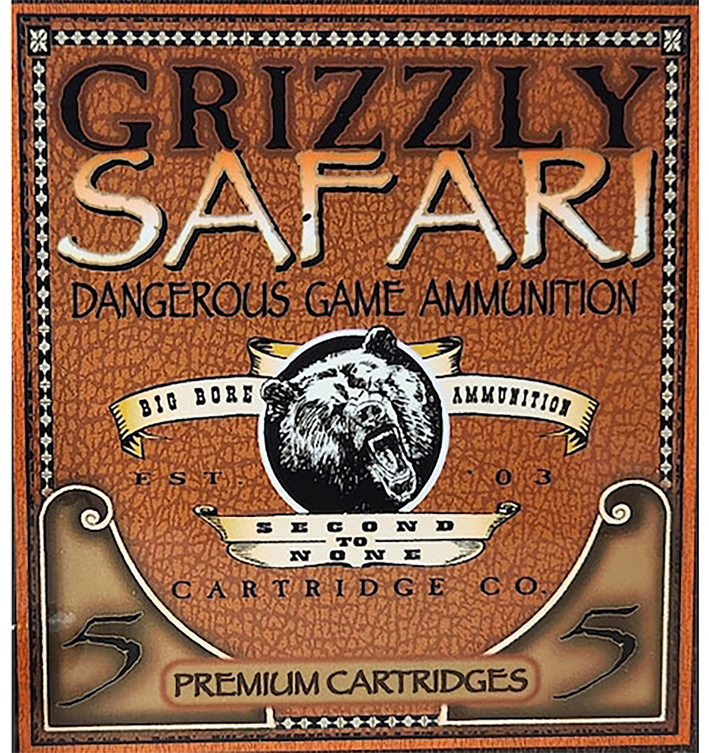 Grizzly Ammo box: 470 Nitro Express 500 gr Triple Shock X, 5 rounds per box