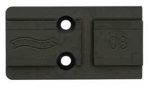 Walther Arms 5136211 Optic Plate Black Steel Fits Walther PDP 2.0