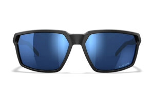 Wiley X Sierra safety glasses M/L blue mirror polycarbonate lens matte black frame