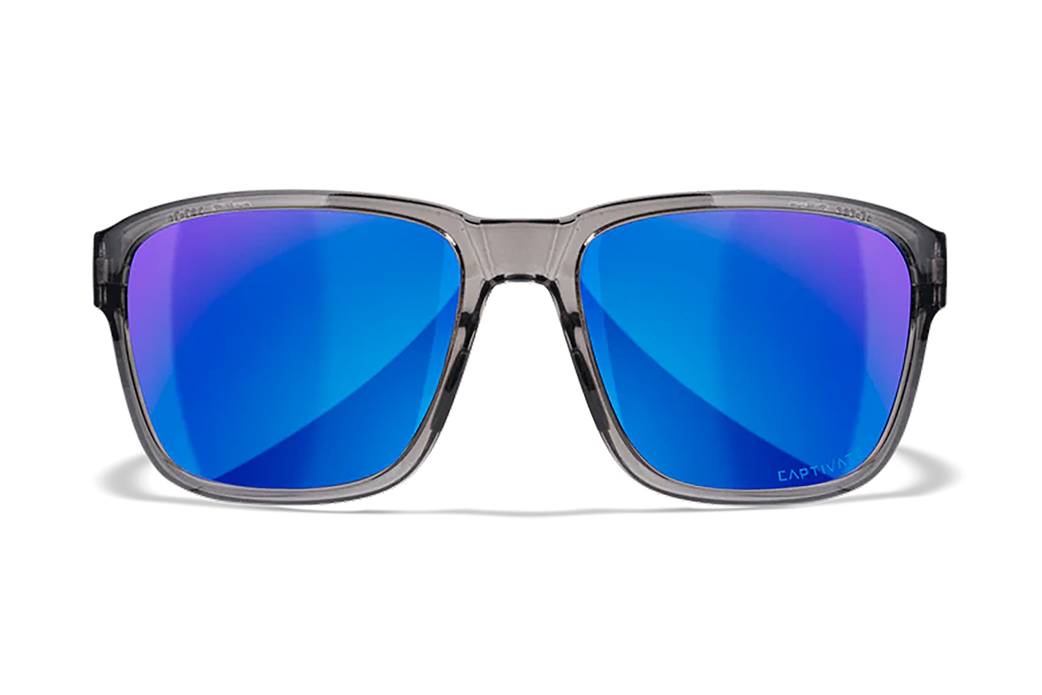 Wiley X Trek AC6TRK09 M/L Blue Mirror Lens, Dark Gray Frame