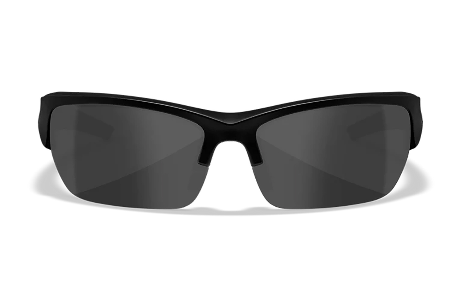 Wiley X Valor CHVAL01 eyewear with medium smoke gray lenses and matte black frame