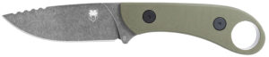 Cobratec CobraTec D2 Skinner Gen II fixed blade knife with OD green G10 handle and Kydex sheath