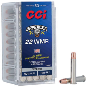 CCI Uppercut .22 WMR Jacketed Hollow Point 50-count box ammunition
