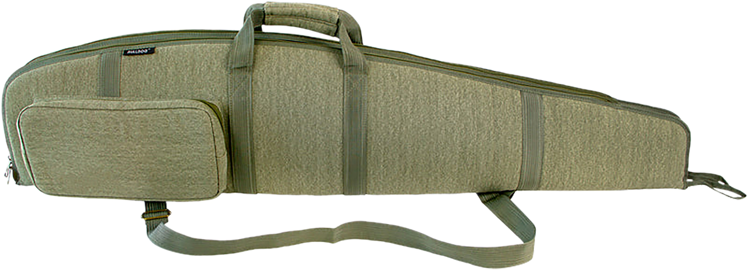 Bulldog Double Split Series 48 in green rifle case exterior with carry handle and pocket