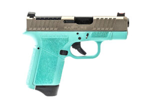 GForce GF9 Rapture 9mm 3.25-inch Robin Egg Blue Cerakote sub-compact pistol