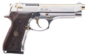 Derya Melik 9mm 4.9in semi-auto pistol side view