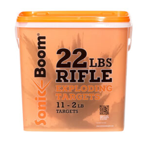 Sonic Boom 2 lb exploding rifle targets 11-pack canister