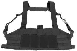 Blue Force Gear Ten-Speed M4 Chest Rig in black Cordura nylon, holds 4 M4 magazines