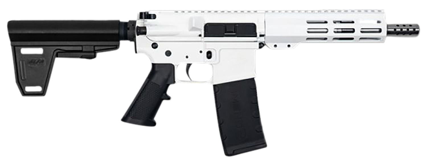 Great Lakes 223 Wylde Braced Pistol 7.5in White - Alexander's