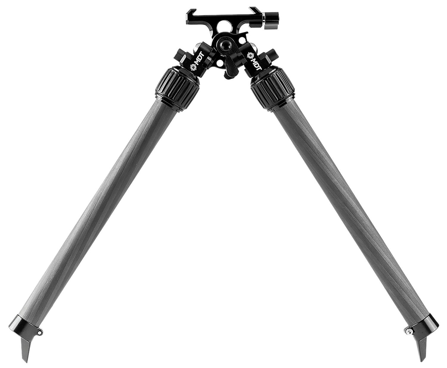 MDT Mountain Bipod 2.70-15.80 inch High Black Carbon Fiber and Aluminum