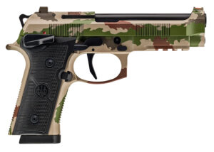 Beretta 92XI Vegetato Camo 9mm 4.7in pistol side view