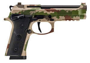 Beretta 92XI 9mm full-size pistol in Vegetato camo with 4.7 inch barrel