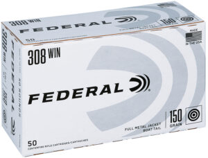 Federal American Eagle .308 Winchester 150 grain FMJ ammunition box