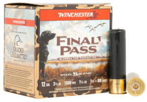 Winchester Final Pass 12ga 3.5 inch box of 25 shotshells - BB and #1.5 steel blend