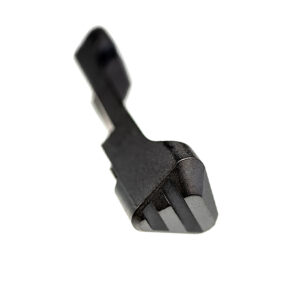 Tyrant CNC extended magazine release for Sig Sauer P320 in black steel