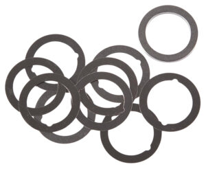 Dead Air Muzzle Device Shim Kit 3/4 with three shims and packaging graphic