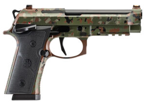 Beretta 92XI SAO FS 9mm 4.7-inch Flecktarn camo pistol with two magazines